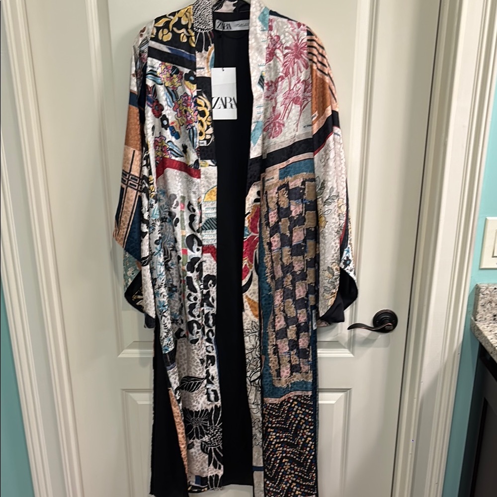 Zara Moroccan Silk Kimono